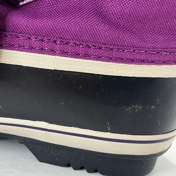 Sorel Yoot Pac TP Waterproof Boot Nylon Sherpa Wild Iris NY1962-594 Youth 6 NWD - Picture 8 of 12